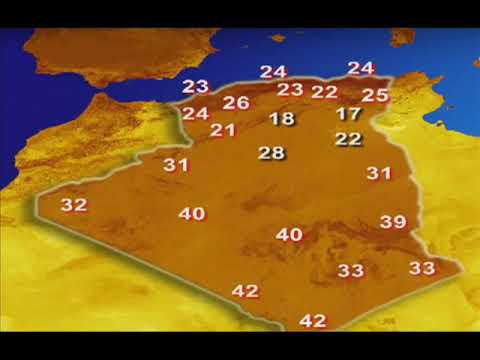 أحوال الطقس في الجزائر ليوم الأحد 12 أفريل 2020 1